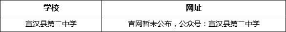 達(dá)州市宣漢縣第二中學(xué)網(wǎng)址是什么？