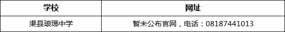達(dá)州市渠縣瑯琊中學(xué)網(wǎng)址是什么？