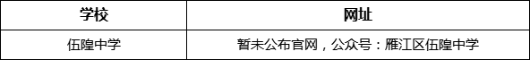 資陽市伍隍中學網(wǎng)址是什么？